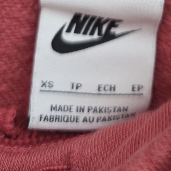 Nike Essential Fleece Tracksuit Set  In dusty Pink Size XS - Picture 7 of 11